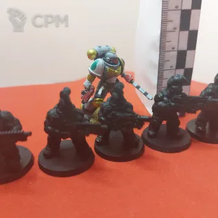 Описание картинки Скваты (Squat) отделение  5 бойцов Warhammer 40k от Modelkin по цене 750руб | Свободный Рынок Миниатюр - СРМ