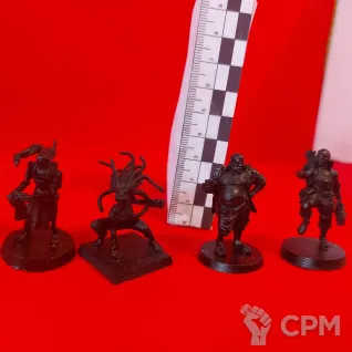 Описание картинки Миниатюры из киберпанка (Cyberpunk) (Unit9) – 4 шт от Modelkin по цене 700руб | Свободный Рынок Миниатюр - СРМ