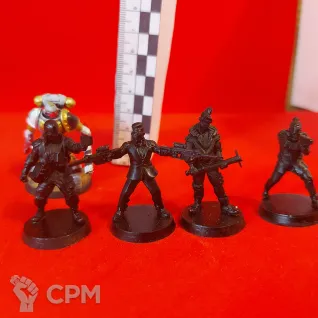 Описание картинки Миниатюры из киберпанка (Cyberpunk) (Unit9) – 4 шт от Modelkin по цене 700руб | Свободный Рынок Миниатюр - СРМ