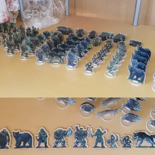 Описание картинки Миниатюры Монстров DND Dungeons &amp; Dragons Акрил (2) от samaelundead по цене 3 580руб | Свободный Рынок Миниатюр - СРМ