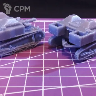 Описание картинки Набор британских танкеток (2 шт.) Carden-Loyd Mk.VI / масштаб 1:56/ 28мм от DModels по цене 540руб | Свободный Рынок Миниатюр - СРМ