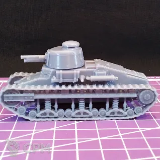 Описание картинки Японский легкий танк Otsu-Gata Sensha / масштаб 1:56 / 28мм от DModels по цене 700руб | Свободный Рынок Миниатюр - СРМ