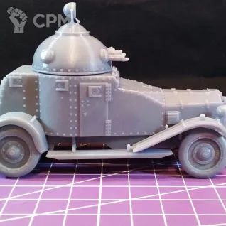 Описание картинки Японский бронеавтомобиль Vickers Crossley / масштаб 1:56 / 28мм от DModels по цене 720руб | Свободный Рынок Миниатюр - СРМ