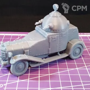 Описание картинки Японский бронеавтомобиль Vickers Crossley / масштаб 1:56 / 28мм от DModels по цене 720руб | Свободный Рынок Миниатюр - СРМ