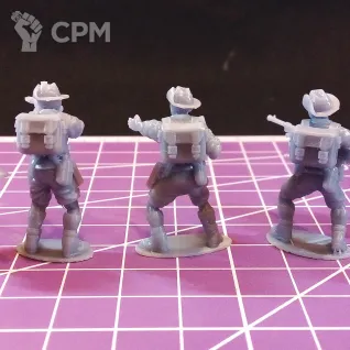 Описание картинки Australian Branch of Machine Gunners (5 miniatures) / scale 1:56 / 28mm от DModels по цене 550руб | Свободный Рынок Миниатюр - СРМ