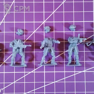 Описание картинки Australian Branch of Machine Gunners (5 miniatures) / scale 1:56 / 28mm от DModels по цене 550руб | Свободный Рынок Миниатюр - СРМ