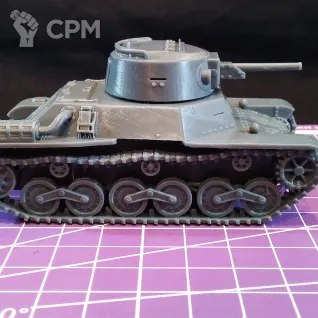 Описание картинки Японский легкий танк Тип 2 "Ке-То" / масштаб 1:56 / 28мм от DModels по цене 790руб | Свободный Рынок Миниатюр - СРМ