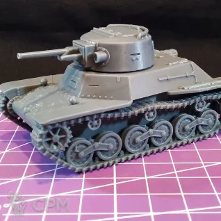 Описание картинки Японский легкий танк Тип 2 "Ке-То" / масштаб 1:56 / 28мм от DModels по цене 790руб | Свободный Рынок Миниатюр - СРМ