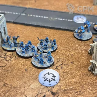 Описание картинки Legions Imperialis. Набор маркеров (20мм) от TerraCutter по цене 1 000руб | Свободный Рынок Миниатюр - СРМ
