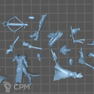 Описание картинки Galen and Doralia ven Denst от Fantasy Miniatures по цене 700руб | Свободный Рынок Миниатюр - СРМ