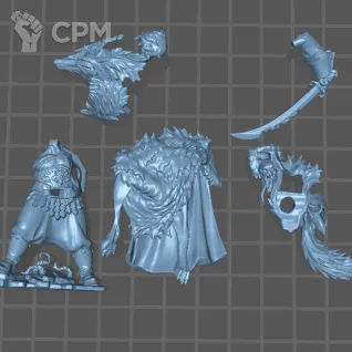 Описание картинки Radukar the Wolf от Fantasy Miniatures по цене 600руб | Свободный Рынок Миниатюр - СРМ