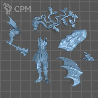 Описание картинки Vampire Lord от Fantasy Miniatures по цене 600руб | Свободный Рынок Миниатюр - СРМ