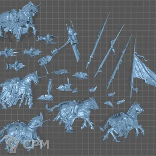 Описание картинки Blood Knights от Fantasy Miniatures по цене 2 000руб | Свободный Рынок Миниатюр - СРМ