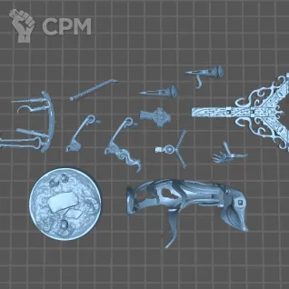 Описание картинки Krulghast Cruciator от Fantasy Miniatures по цене 750руб | Свободный Рынок Миниатюр - СРМ