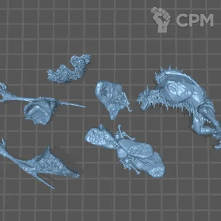 Описание картинки Varghulf Courtier от Fantasy Miniatures по цене 750руб | Свободный Рынок Миниатюр - СРМ