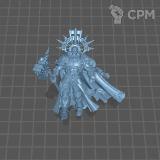 Описание картинки Lord-Commander Bastian Carthalos от Fantasy Miniatures по цене 600руб | Свободный Рынок Миниатюр - СРМ