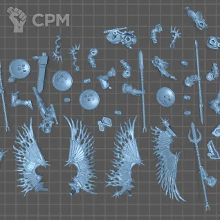 Описание картинки Prosecutors от Fantasy Miniatures по цене 1 200руб | Свободный Рынок Миниатюр - СРМ