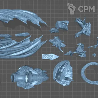Описание картинки Ionus Cryptborn, Warden of Lost Souls от Fantasy Miniatures по цене 2 400руб | Свободный Рынок Миниатюр - СРМ