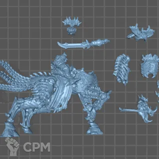 Описание картинки Liege Kavalos от Fantasy Miniatures по цене 1 400руб | Свободный Рынок Миниатюр - СРМ