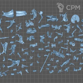 Описание картинки Warcry: Wildercorps Hunters от Fantasy Miniatures по цене 1 600руб | Свободный Рынок Миниатюр - СРМ