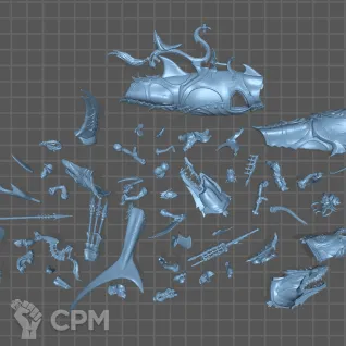 Описание картинки Akhelian Allopex от Fantasy Miniatures по цене 1 400руб | Свободный Рынок Миниатюр - СРМ