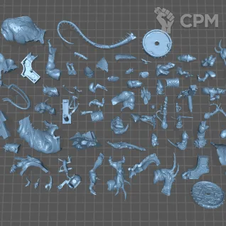 Описание картинки Hell Pit Abomination от Fantasy Miniatures по цене 2 400руб | Свободный Рынок Миниатюр - СРМ