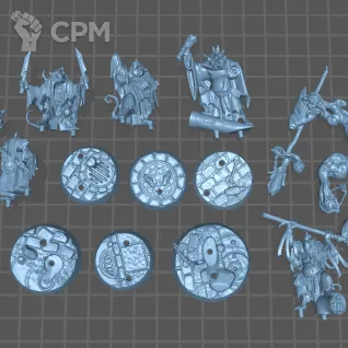 Описание картинки Plaguepack от Fantasy Miniatures по цене 1 400руб | Свободный Рынок Миниатюр - СРМ