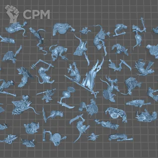Описание картинки Clanrats от Fantasy Miniatures по цене 1 600руб | Свободный Рынок Миниатюр - СРМ