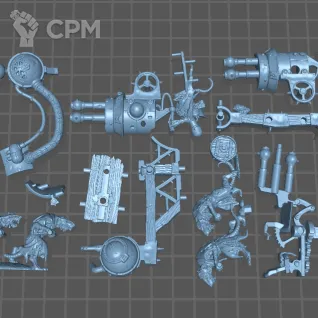 Описание картинки Ratling Warpblaster от Fantasy Miniatures по цене 1 200руб | Свободный Рынок Миниатюр - СРМ