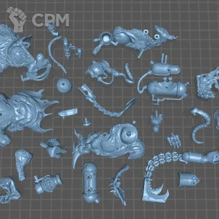 Описание картинки Brood Terror от Fantasy Miniatures по цене 1 500руб | Свободный Рынок Миниатюр - СРМ