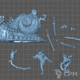 Описание картинки Horticulous Slimux от Fantasy Miniatures по цене 1 400руб | Свободный Рынок Миниатюр - СРМ
