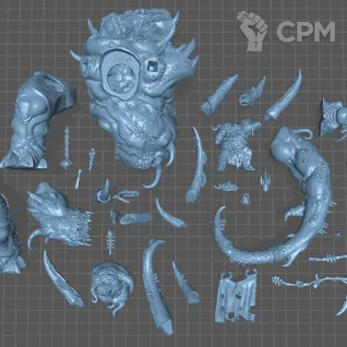 Описание картинки The Glottkin от Fantasy Miniatures по цене 3 200руб | Свободный Рынок Миниатюр - СРМ