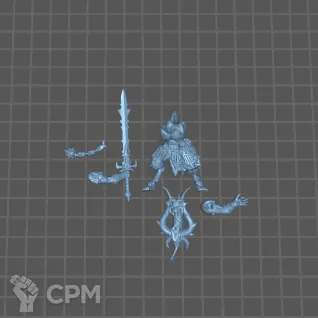 Описание картинки Bloodmaster, Herald of Khorne от Fantasy Miniatures по цене 600руб | Свободный Рынок Миниатюр - СРМ