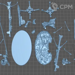 Описание картинки Beast-skewer Killbow от Fantasy Miniatures по цене 1 400руб | Свободный Рынок Миниатюр - СРМ