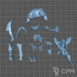 Описание картинки Warchanter от Fantasy Miniatures по цене 600руб | Свободный Рынок Миниатюр - СРМ