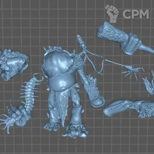 Описание картинки Dankhold Troggboss от Fantasy Miniatures по цене 1 200руб | Свободный Рынок Миниатюр - СРМ