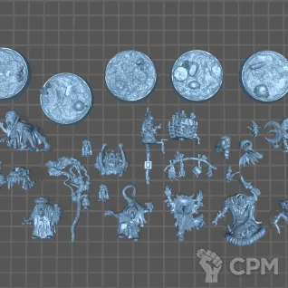 Описание картинки Gobbapalooza от Fantasy Miniatures по цене 1 200руб | Свободный Рынок Миниатюр - СРМ