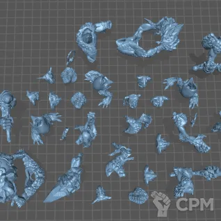 Описание картинки Rockgut Troggoths от Fantasy Miniatures по цене 2 200руб | Свободный Рынок Миниатюр - СРМ