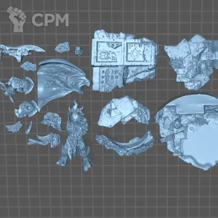Описание картинки Constantin Valdor, Captain-General of the Legio Custodes от WahaShop по цене 1 500руб | Свободный Рынок Миниатюр - СРМ