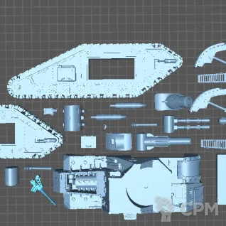 Описание картинки Malcador Tank от WahaShop по цене 4 500руб | Свободный Рынок Миниатюр - СРМ