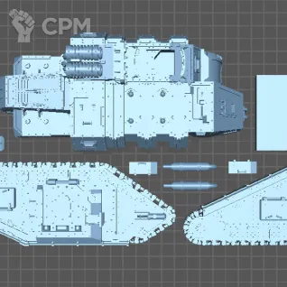 Описание картинки Dracosan Armoured Transport от WahaShop по цене 4 200руб | Свободный Рынок Миниатюр - СРМ