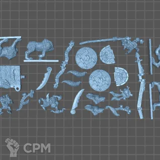 Описание картинки Goblin Wolf Chariot от Fantasy Miniatures по цене 1 500руб | Свободный Рынок Миниатюр - СРМ