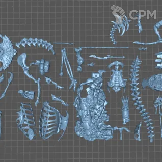 Описание картинки Tomb King/Liche Priest on Necrolith Bone Dragon от Fantasy Miniatures по цене 4 500руб | Свободный Рынок Миниатюр - СРМ
