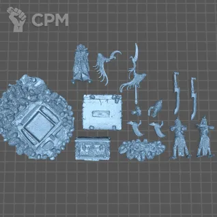 Описание картинки Casket of Souls от Fantasy Miniatures по цене 1 400руб | Свободный Рынок Миниатюр - СРМ