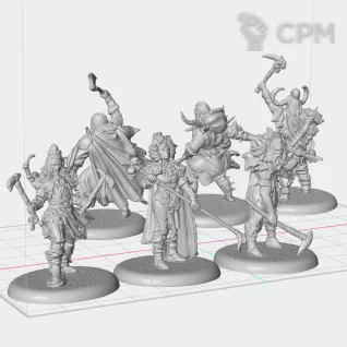 Описание картинки A Song of Ice &amp; Fire: Free Folk Attachments от  PikTade по цене 200руб | Свободный Рынок Миниатюр - СРМ