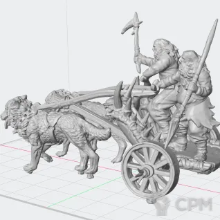 Описание картинки A Song of Ice &amp; Fire: Free Folk Frozen Shore Chariots от  PikTade по цене 950руб | Свободный Рынок Миниатюр - СРМ