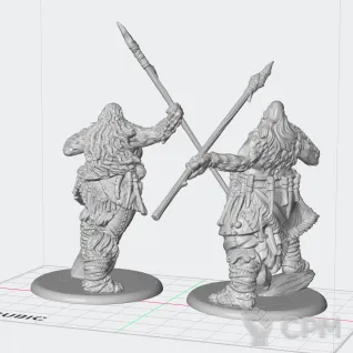 Описание картинки A Song of Ice &amp; Fire: Free Folk Giant Spear Throwers от  PikTade по цене 800руб | Свободный Рынок Миниатюр - СРМ