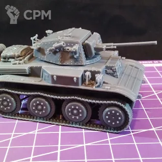 Описание картинки Британский легкий танк А17 Тетрарх / масштаб 1:56/ 28мм от DModels по цене 800руб | Свободный Рынок Миниатюр - СРМ
