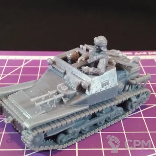 Описание картинки Итальянская танкетка Carro Veloce CV-35 (L3/35) / масштаб 1:56/ 28мм от DModels по цене 690руб | Свободный Рынок Миниатюр - СРМ