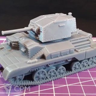 Описание картинки Британский крейсерский танк A10 / масштаб 1:56 / 28мм от DModels по цене 765руб | Свободный Рынок Миниатюр - СРМ